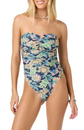 O'Neill Mermaid Floral Ubud One-Piece Swimsuit in Navy at Nordstrom, Size Xx-Large