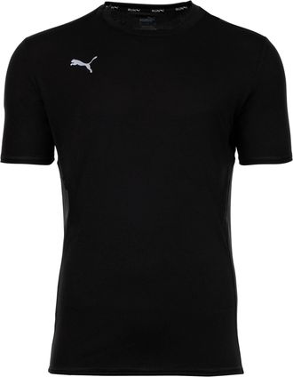 Puma Mens T-Shirt - Finisher Tee, Functional Shirt, DryCELL, Round Neck, Short Sleeve, Plain, black, M
