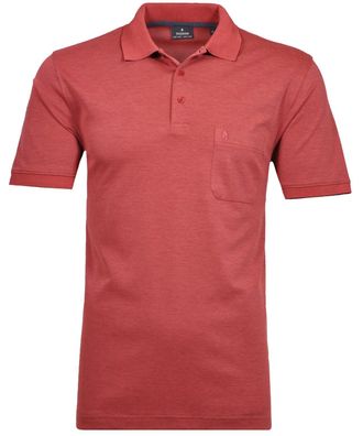 Ragman Longshirt RAGMAN, Herren, Gr. 106, orange (koralle, 606), Baumwollmischung, ohne Ausschnitt, Shirts Longshirt