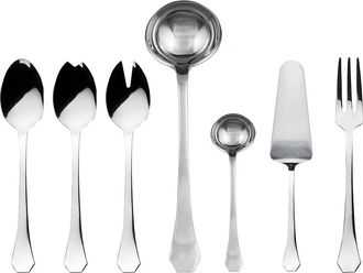 Mepra Moretto 7-Piece Serving Set in Stainless Steel at Nordstrom