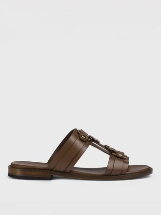 Doucal's Flat Sandal DOUCALS Woman color Brown
