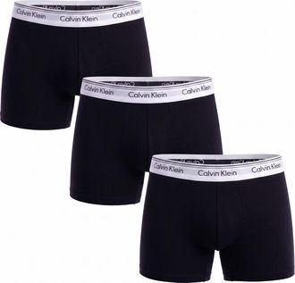Calvin Klein Katoenen Stretch 3-Pack Boxer Brief - Heren - Onderbroek - Zwart - L - Katoen - Ondergoed