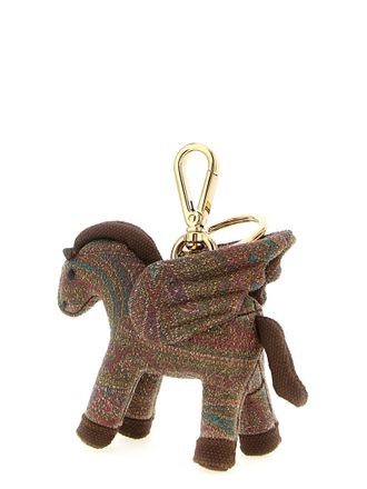 Etro Womens Brown Cotton Keychain Accessory