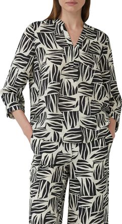 s.Oliver Klassische Bluse mit All-Over Print