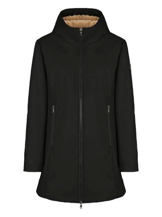 Canadian hooded zip-up coat - women - Fabric - 46 - Black