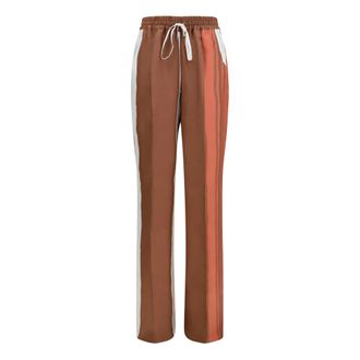 Kiton Pantaloni in Seta a Righe - - Trousers - Uomo - Multicolore - S