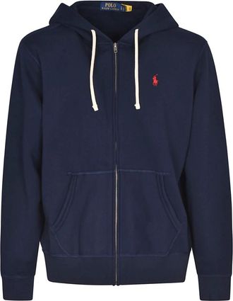 Ralph Lauren Herenkleding Sweatshirts Cruise Navy Noos - Heren - Vesten met rits - Blauw - S - Hoodies & sweatvesten