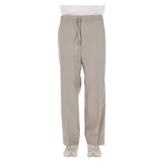 Officine G&eacute;n&eacute;rale Straight Trousers, male, Gray, Size: S Straight Trousers
