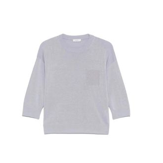 PESERICO Sweatshirt - Dames - Sweatshirts - Blauw - L - Hoodies & sweatvesten