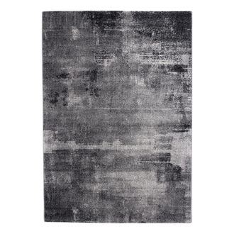 Andiamo home24 andiamo Kurzflorteppich Luna Grau Rechteckig 160x230 cm (BxT) Patchwork Design Polypropylen