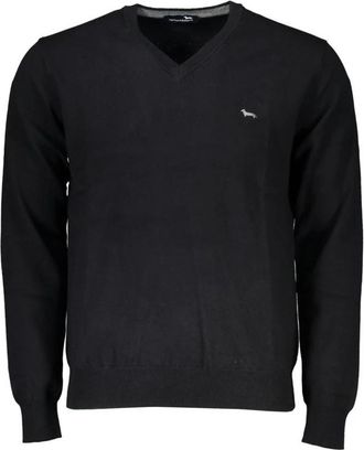 Harmont & Blaine V-neck Truien - Heren - V-hals truien - Zwart - 2XL - Katoen - Truien & Vesten