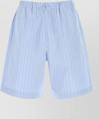 Dries Van Noten embroidered cotton bermuda shorts