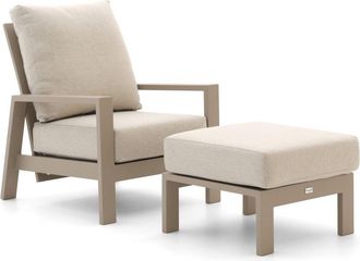 Tierra Outdoor lounge tuinstoel verstelbaar met voetenbank