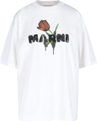 Marni Logo T-Shirt - White
