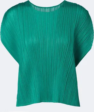 Pleats Please Issey Miyake Monthly Colors: July pleated top