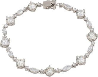 Latelita London Charlize Tennis Bracelet Moissanite Silver