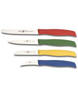 J.A. Henckels International Zwilling J.A. Henckels Twin Grip 4Pc Multi-Colored Paring Knife Set