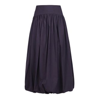 ottod'Ame Midi Skirts, female, Black, Size: 2XS Gonna lunga a palloncino