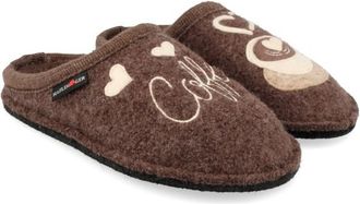 Haflinger Flair Coffee Time Hausschuhe - Unisex | braun
