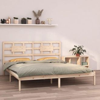 vidaXL Estructura De Cama De Madera Maciza 200x200 Cm Vidaxl