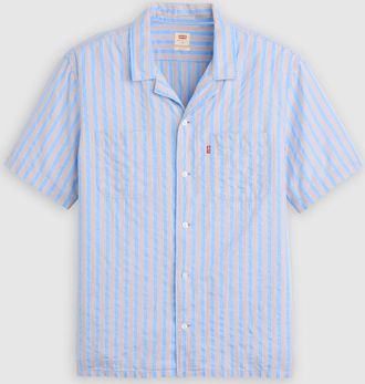 Levi's Classic Short Sleeve Camp Shirt - Mens - 2XL - Blue