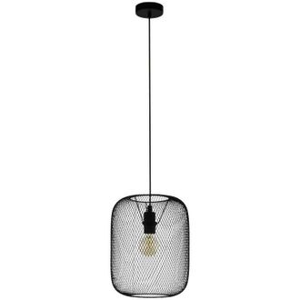 Eglo Eglo - Wrington Cylindrical Pendant Ceiling Light Black
