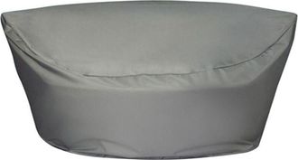 Beliani Funda De Protecci&oacute;n Impermeable De Tela Poli&eacute;ster Recubierta De Pvc Gris 170 X 160 X 75 Cm Muebles De Jard&iacute;n Sylt Chuva