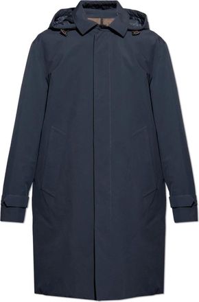 Moncler Larezila Down Coat - Heren - Dons jassen - Blauw - 2XL - Leer - Jassen