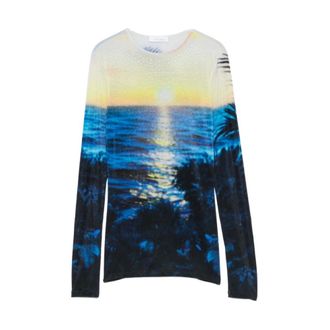 Paco Rabanne T-shirts and Polos - female - Rabanne - Long Sleeve T-Shirts - Multicolor - S - Tops