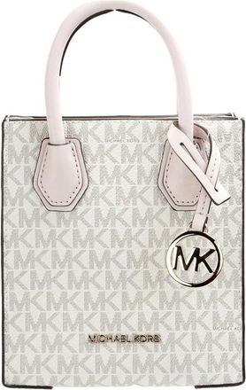 Michael Kors Mercer XS Powder Blush North South Shopper Crossbody Bag - Dames - Handtassen - Beige - ONE Size - Tassen