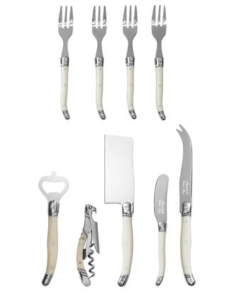 French Home Laguiole 9Pc Charcuterie & Barware Set