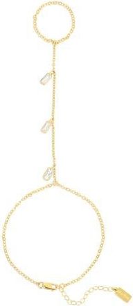 Set & Stones Aspen Hand Chain in Gold at Nordstrom, Size 7
