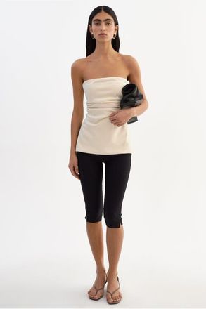 LaMarque Laia | Faux Suede Bustier in Opal at Nordstrom, Size X-Small