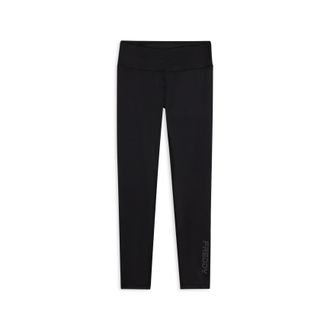 Freddy Leggings 7/8 vita alta con logo glitter sul fondo