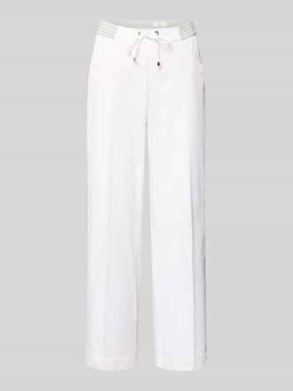 Toni Wide Fit Stoffhose in 7/8-L&auml;nge Modell Sue in Weiss, Gr&ouml;&szlig;e 38