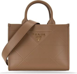Prada Handbags - Dames - Handtassen - Beige - ONE Size - Leer - Tassen