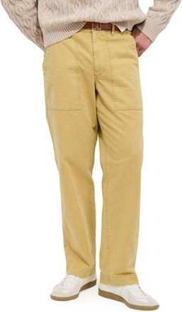 Alex Mill Cotton Herringbone Field Pants in Beeswax at Nordstrom, Size 32 X R