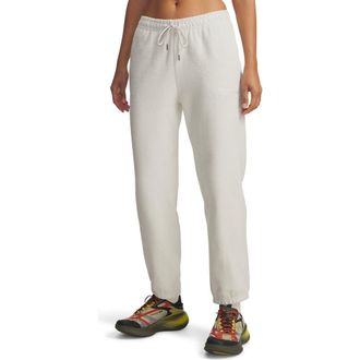 Under Armour Icon Terry Varsity Joggers in Summit White //Summit White at Nordstrom, Size Xx-Large