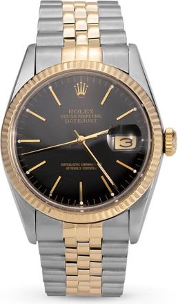 Rolex Pre-owned Rolex Datejust Automatic Chronometer Black Dial Unisex Watch 16013 BKSJ