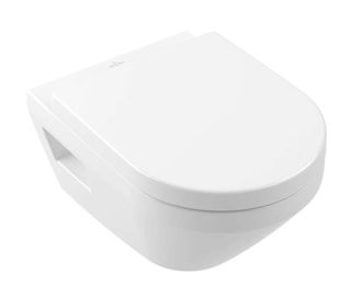 Villeroy & Boch Architectura - Inodoro Suspendido Con Asiento Softclosing, Twistflush, Ceramicplus, Blanco Alpino 5684clr1
