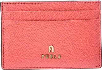 Furla Camelia Leather Card Case