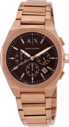 A|X Armani Exchange Sync Chronograph Quartz Brown Dial Mens Watch AX4188