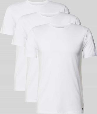Tommy Hilfiger T-Shirt mit Rundhalsausschnitt im 3er-Pack in Weiss, Gr&ouml;&szlig;e M