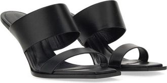 Alexander McQueen Plexiglass Heel Sandal - Black