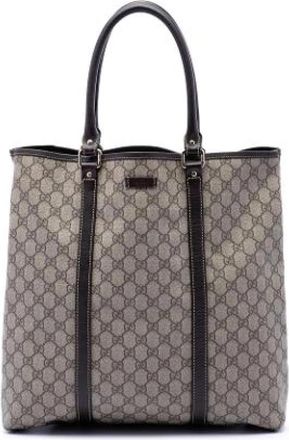 Gucci Pre-owned Coated Canvas Tote Bag - Dames - Vintage Shopper - Beige - ONE Size - Vintage