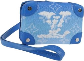 Louis Vuitton Pre-owned Vintage Monogram Canvas Portemonnee - Dames - Vintage Clutch - Blauw - ONE Size - Vintage