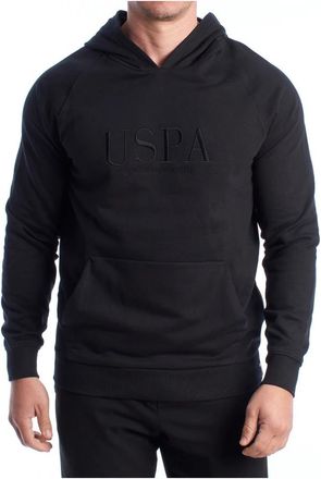 U.S.Polo Association Hoodies - Heren - Hoodies - Zwart - 2XL - Katoen - Hoodies & sweatvesten