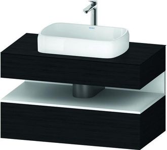 Duravit Duravit - Qatego Consola Mueble Bajo Lavabo, 1 Extra&iacute;ble, 1 Caj&oacute;n