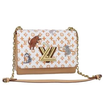 Louis Vuitton Pre-owned Vintage Canvas Cross Body Bag - Dames - Pre-owned - Wit - Maat: ONE Size