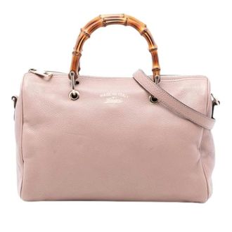 Gucci Pre-owned Leren Handtas - Dames - Pre-owned - Roze - Maat: ONE Size Leer